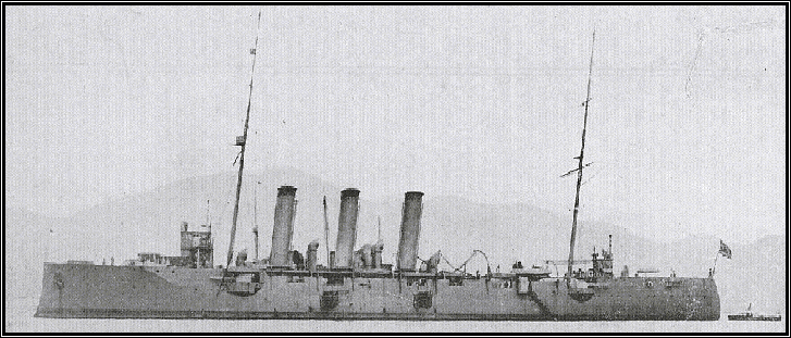 The Japanese Warship Niitaka